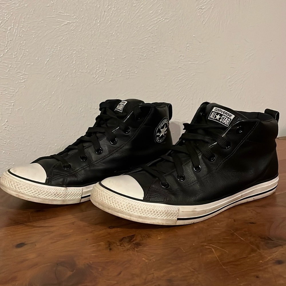 Converse leather